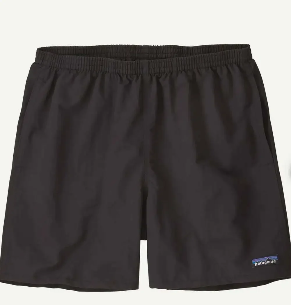 Patagonia Men's Black Nylon Athletic Swim Board Shorts XXL